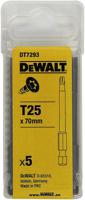 DeWalt Accessoires 70mm schroefbit voor Torx schroeven T25 - DT7293-QZ - thumbnail