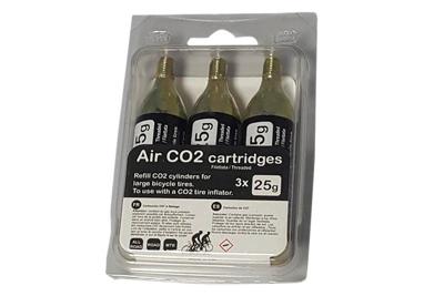 Bicisupport CO2-patronen 25g 3 stuks Bicisupport CO2-patronen 25g 3 stuks