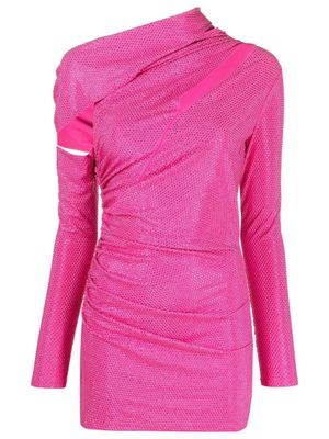 Cult Gaia robe Nicole à coupe courte - Rose