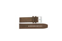 Horlogeband Armani Exchange AX1261 Leder Bruin 22mm