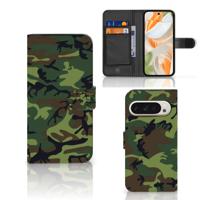 Google Pixel 9 | 9 Pro | Telefoon Hoesje | Army Dark Google Pixel 9 | 9 Pro | Telefoon Hoesje | Army Dark