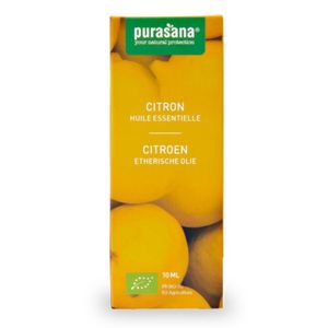 Purasana Citroen olie/huile citron bio (10 ml)
