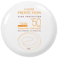 Avène Solaires Gamme Blanche 100% Minérale Compact Teinté Doré Crème SPF50 10gr