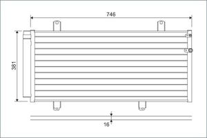 Condensor, airconditioning 822584