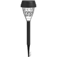 LED Solar Priklamp 0.06W Warm Wit 3000K - Mat Zwart Kunststof