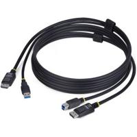 StarTech.com 1,8m DisplayPort en USB KVM Kabel, 5Gbps, 4K 60Hz, HDR10, DP 1.2 en USB Combo Kabel voo