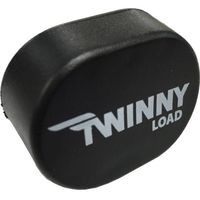 Twinny Load eindkap voor stalen dakdragers zwart per stuk