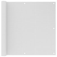 VidaXL Balkonscherm 90x500 cm hdpe wit VidaXL Balkonscherm 90x500 cm hdpe wit