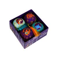 Box kerstbal plastic 75mm alladin 4st II - Kurt s adler