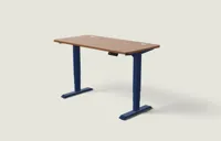 Desktronic HomePro bureau Diepblauw / Walnoot / 140x70 cm