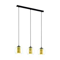 Eglo Design hanglampBolsano 3-lichts zwart met goud - 79461