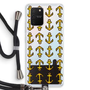 Musketon Anchor: Samsung Galaxy S10 Lite Transparant Hoesje met koord