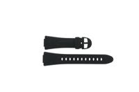 Horlogeband Casio W42H-1AV / W43H / 10040373 Kunststof/Plastic Zwart 14mm