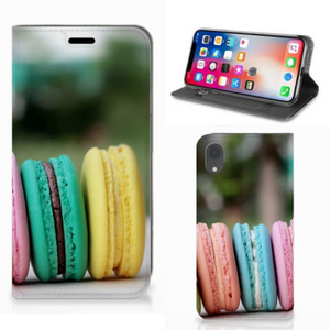 Apple iPhone Xr Flip Style Cover Macarons