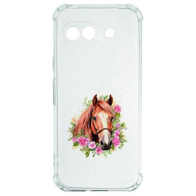 Google Pixel 9a Hoesje - Paard TPU Antishock Google Pixel 9a Hoesje - Paard TPU Antishock