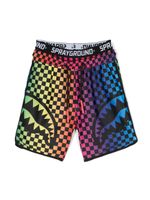 sprayground kid short de bain à logo imprimé - Noir