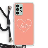 Best heart: Samsung Galaxy A52s 5G Transparant Hoesje met koord