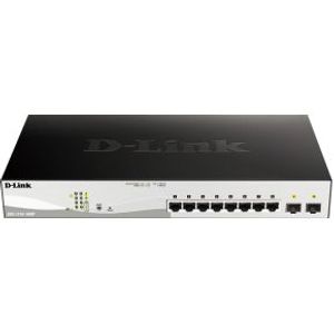 D-Link DGS-1210-52MP Managed L2 Gigabit Ethernet (10/100/1000) Power over Ethernet (PoE) Zwart, Grijs