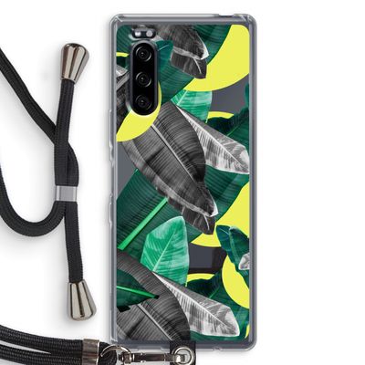 Fantasie jungle: Sony Xperia 5 Transparant Hoesje met koord