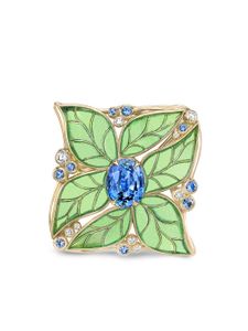 Pragnell bague Wildflower Windflower en or 18ct ornée de saphir et diamants