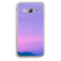 Sunset pastel: Samsung Galaxy J3 (2016) Transparant Hoesje - thumbnail