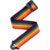 D&apos;Addario Auto Lock Polypro Guitar Strap Rainbow gitaarband met ingebouwde strap locks