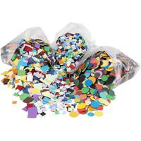 Creativ Company Karton mozaiek, afm 10+15+20 mm, ca. 80000 stuk, diverse kleuren, 8x180 gr/ 1 doos