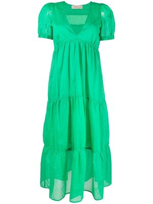 Blanca Vita robe à volants superposés - Vert