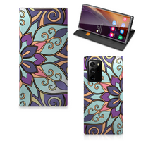 Samsung Galaxy Note 20 Ultra Smart Cover Purple Flower