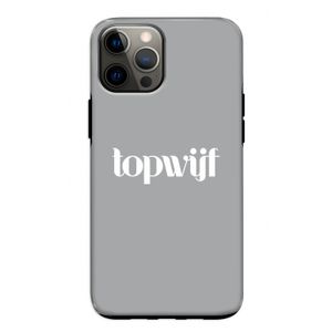 Topwijf Grijs Wit: iPhone 12 Pro Tough Case