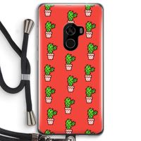 Mini cactus: Xiaomi Mi Mix 2 Transparant Hoesje met koord