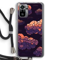 Patroon Wolken: Xiaomi Redmi Note 10S Transparant Hoesje met koord