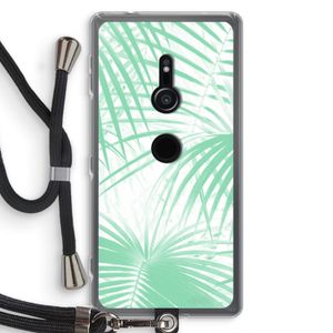 Palmbladeren: Sony Xperia XZ2 Transparant Hoesje met koord