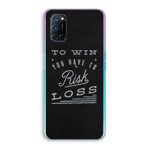 Risk loss: Oppo A52 Transparant Hoesje