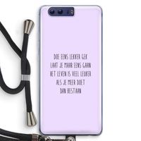 Gek: Honor 9 Transparant Hoesje met koord