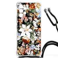 Case voor Samsung Galaxy A13 4G Dark Flowers