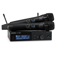 Shure SLXD24D+E/N8C Dubbele draadloze N8CB microfoon set