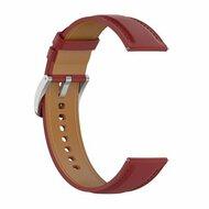Garmin Forerunner 570 (42mm) / 55 / 245 / 645 - Luxe leren bandje - Bordeaux