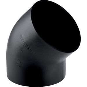 Geberit afvoer PE fitting bocht 45° 160 369.045.16.1