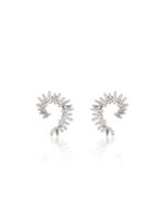 Suzanne Kalan boucles d'oreilles en or blanc 18ct à diamants - Argent - thumbnail