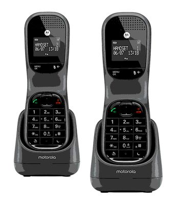 Motorola TD1002 telefoon DECT-telefoon Nummerherkenning Zwart