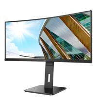 AOC P2 CU34P2A LED display 86,4 cm (34") 3440 x 1440 Pixels Quad HD Zwart - thumbnail