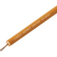 TRU COMPONENTS TC-13537032 Rubberkabel H07RN-F 1 x 1.5 mm² Oranje per meter