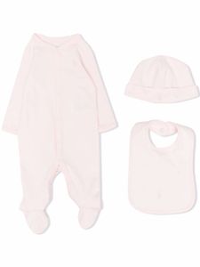 POLO RALPH LAUREN KIDS trousseau de naissance à logo brodé - Rose