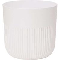 Ronde bloempot - GARDEN ID - Luca Grande - Ø 30 - 17 L - H 30 cm - Wit