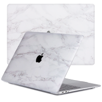 Lunso MacBook Air 13 inch M1 (2020) cover hoes - case - Marble Cosette