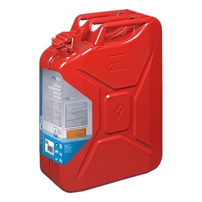 Pro+ Jerrycan 20L metaal rood UN- & TüV/GS-gekeurd