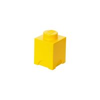 LEGO - Set van 4 - Opbergbox Brick 1, Geel - LEGO - thumbnail