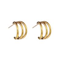 Go Dutch Label Open Creolen 3 Ringen Goud