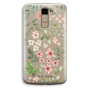 Botanical sweet flower heaven: LG K10 (2016) Transparant Hoesje